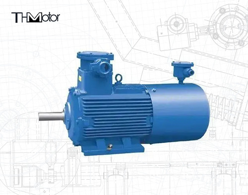 IC411 المحرك الكهربائي المقاوم للنار IP55 فئة الحماية ≤ 70dB مستوى الضوضاء