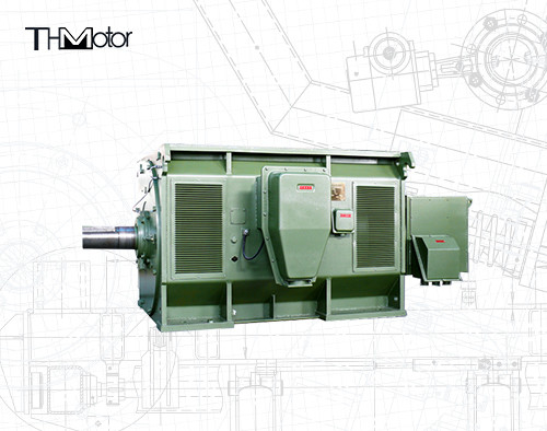 400kw 6000kw YKS عالية الجهد 3 مرحلة محرك قفص غير متزامن IEC 355-630
