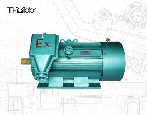 محرك غير متزامن ثلاثي الأطوار مقاوم للانفجار بـ 6 أقطاب 10000 فولت