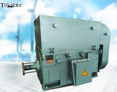 محرك متزامن لمغناطيس دائم عالي الجهد IP44 400-15000kw 3kv-11kv 100-300r/min